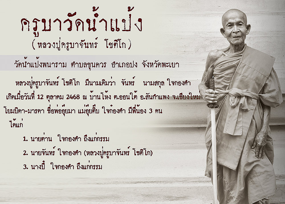 ครูบาวัดน้ำแป้ง อ.ปง จ.พะเยา