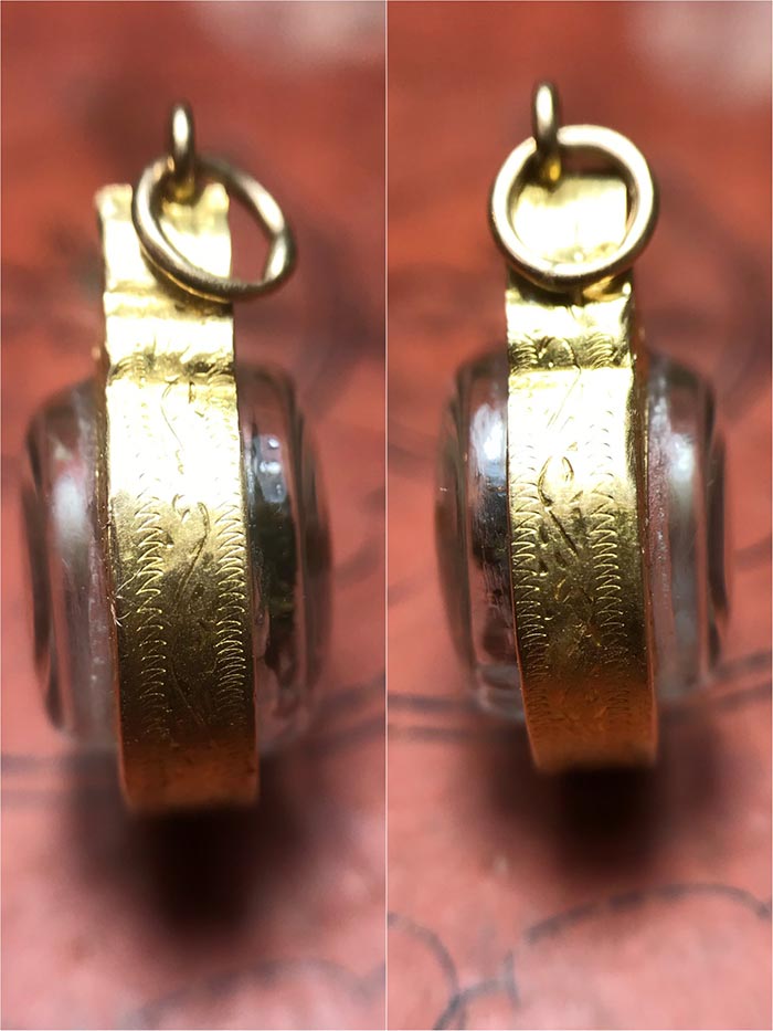 สีผึ้งพยองคำครูบาวัดไม้ฮุงเลี่ยมทองคำ