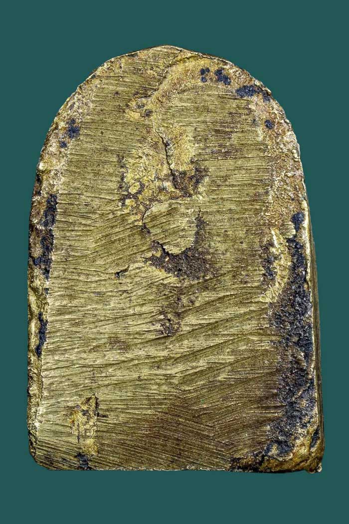 เหรียญหล่อซุ้มกอ ล.พ เส้ง วัดแหลมทราย