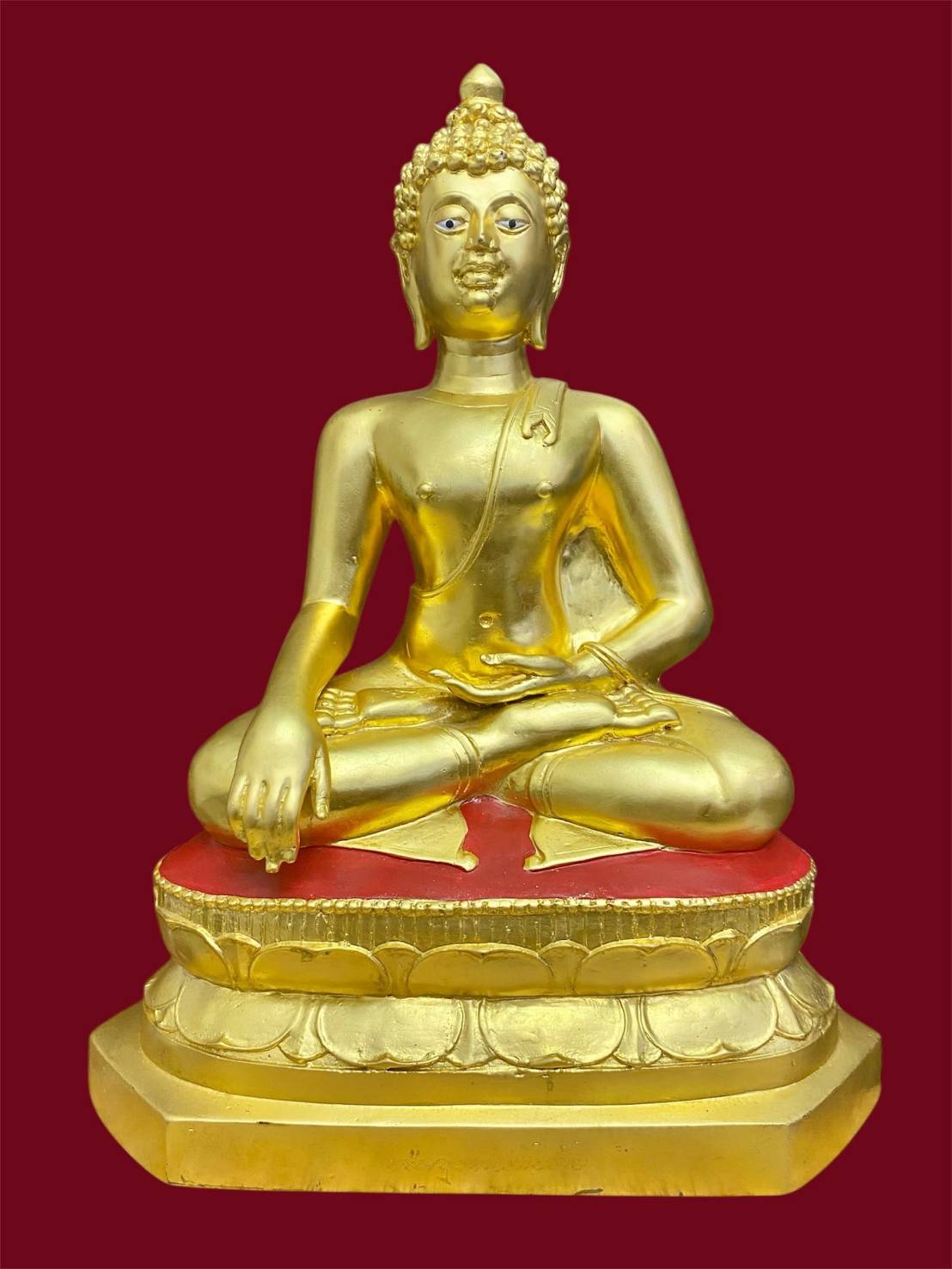 พระบูชาหลวงพ่อวัดดับภัย หน้าตักเก้านิ้ว
