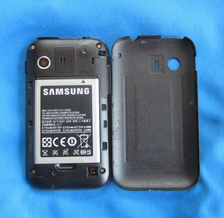 มือถือซัมซุง Galaxy y (Young)  เครื่องละ 1,500.-บาท 