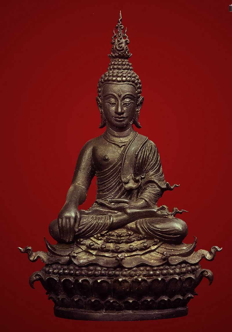 ขออนุญาต นำเสนอ พุทธศิลป์ อ.เฉลิมชัย   พระกริ่งประทานยศบารมี เนื้อนวะโลหะ สวยๆ ทูโทน