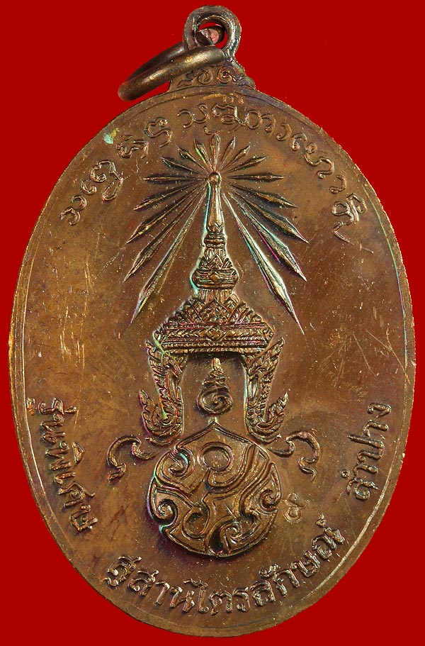 เหรียญ ภปร เนื้อทองแดง พิมพ์ใหญ่ นิยม พร้อมกล่อง 650- (2)