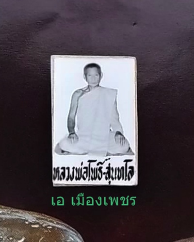 รูปถ่ายหลวงพ่อโพธิ์ สุนทโล วัดท่าไม้แดง