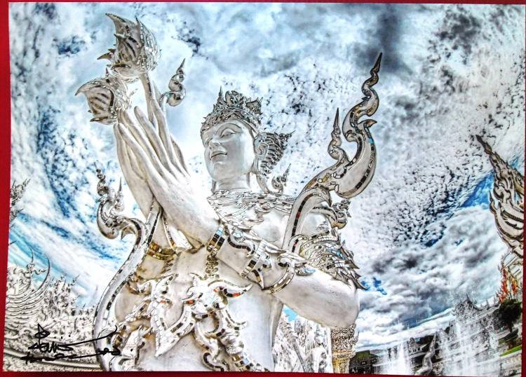 ภาพ..เทพอวยชัย ขนาด A4 พร้อมลายเซ็นสด อาจารย์เฉลิมชัย ครับ