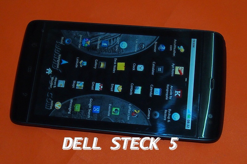 มือถือ DELL STREAK 5 ระะบบปฏิบัติการ ANDROID 1.6 DONUT