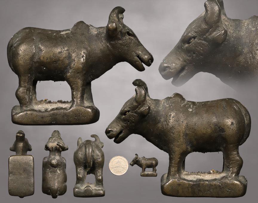 วัวธนูล้านนาเนื้อสัมฤทธิ์