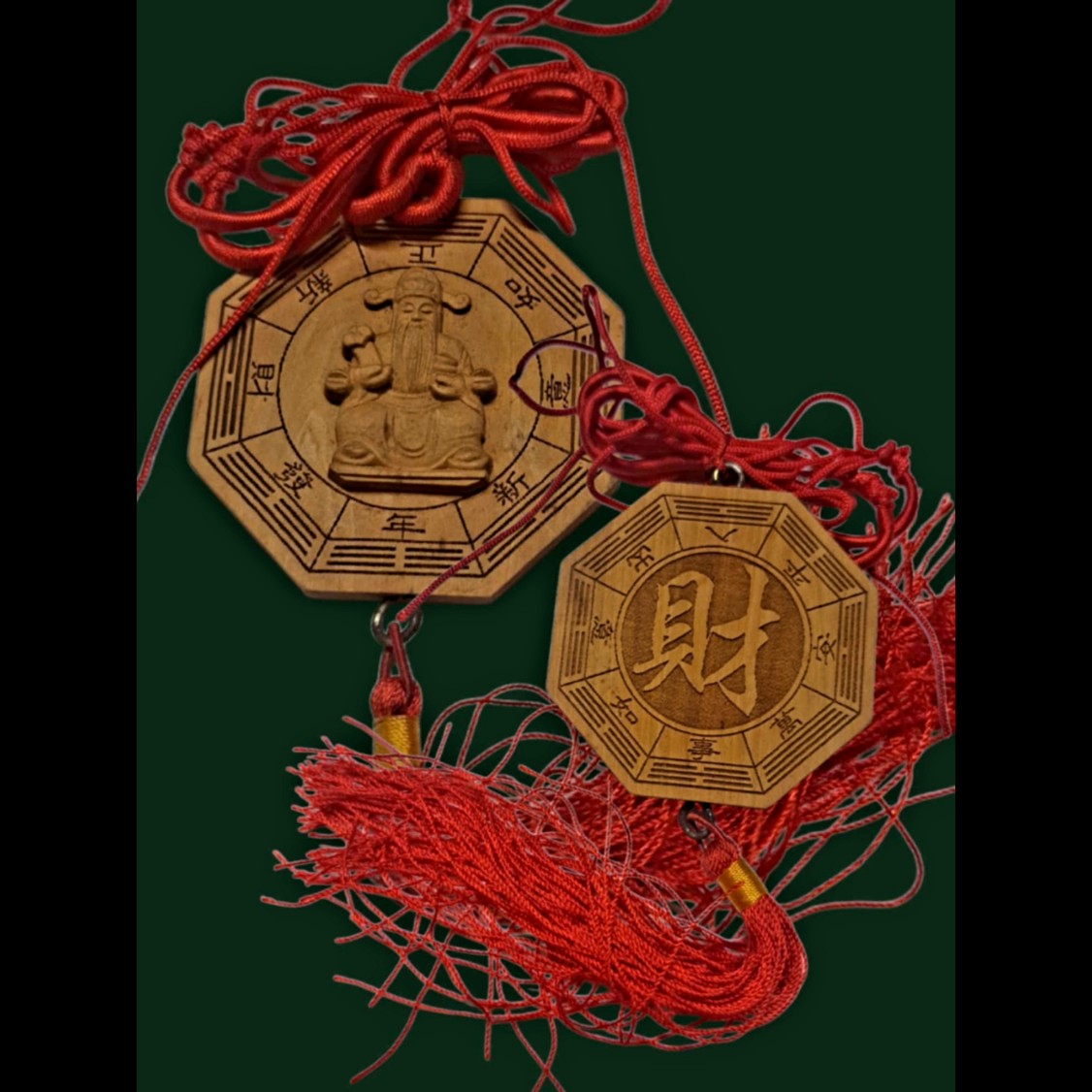 เทพเจ้าไฉ่ซิงเอี๊ย เนื้อไม้มงคล ออกวัดเล่งเน่ยยี่