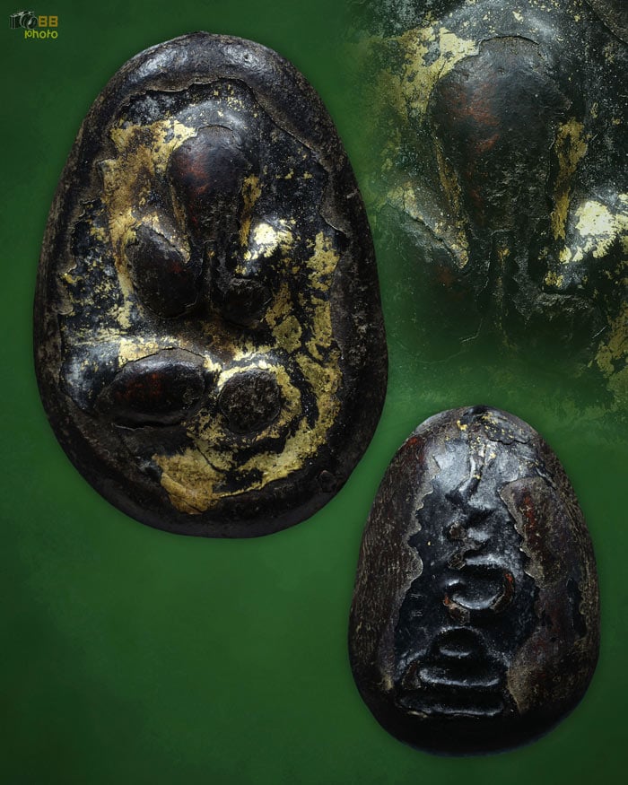 พระปิดตาหลวงปู่ไข่ พิมพ์หลังยันต์