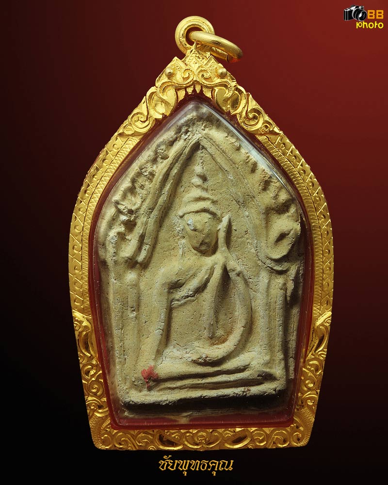 พระขุนแผนรุ่นแรก ครูบาจันต๊ะ อนาวิโล เลี่ยมทอง