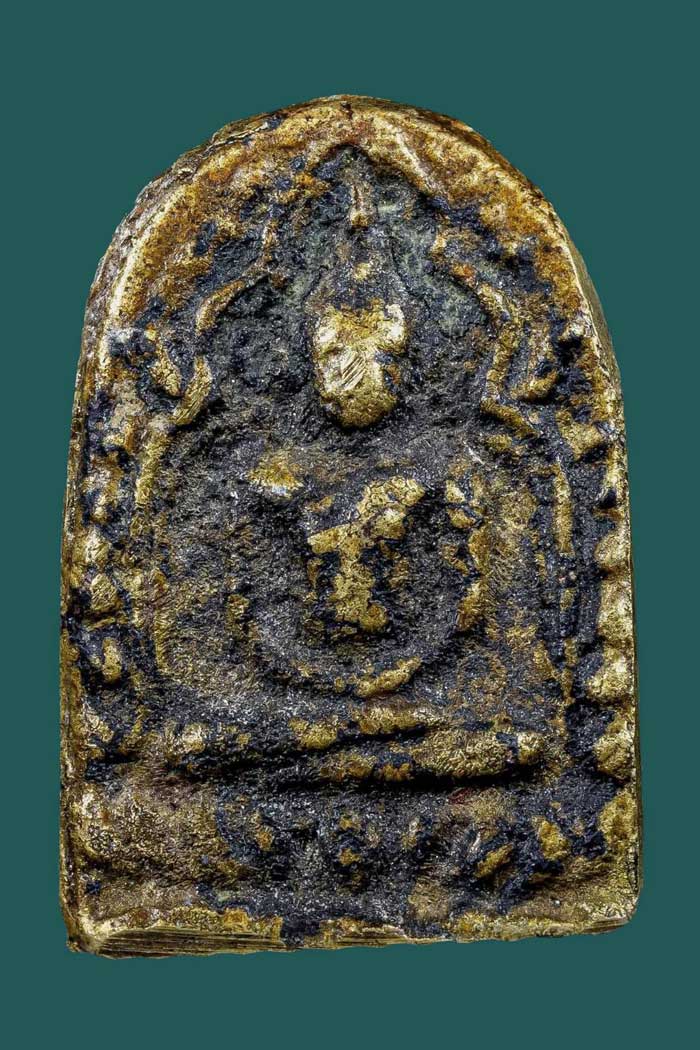 เหรียญหล่อซุ้มกอ ล.พ เส้ง วัดแหลมทราย