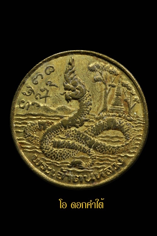 เหรียญพญานาควัดพระเจ้าตนหลวง ปี12