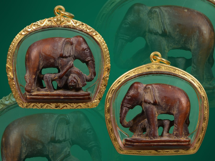ช้างเสพนาง(อิ่นช้าง) ศิลปะไทยใหญ่ล้านนา